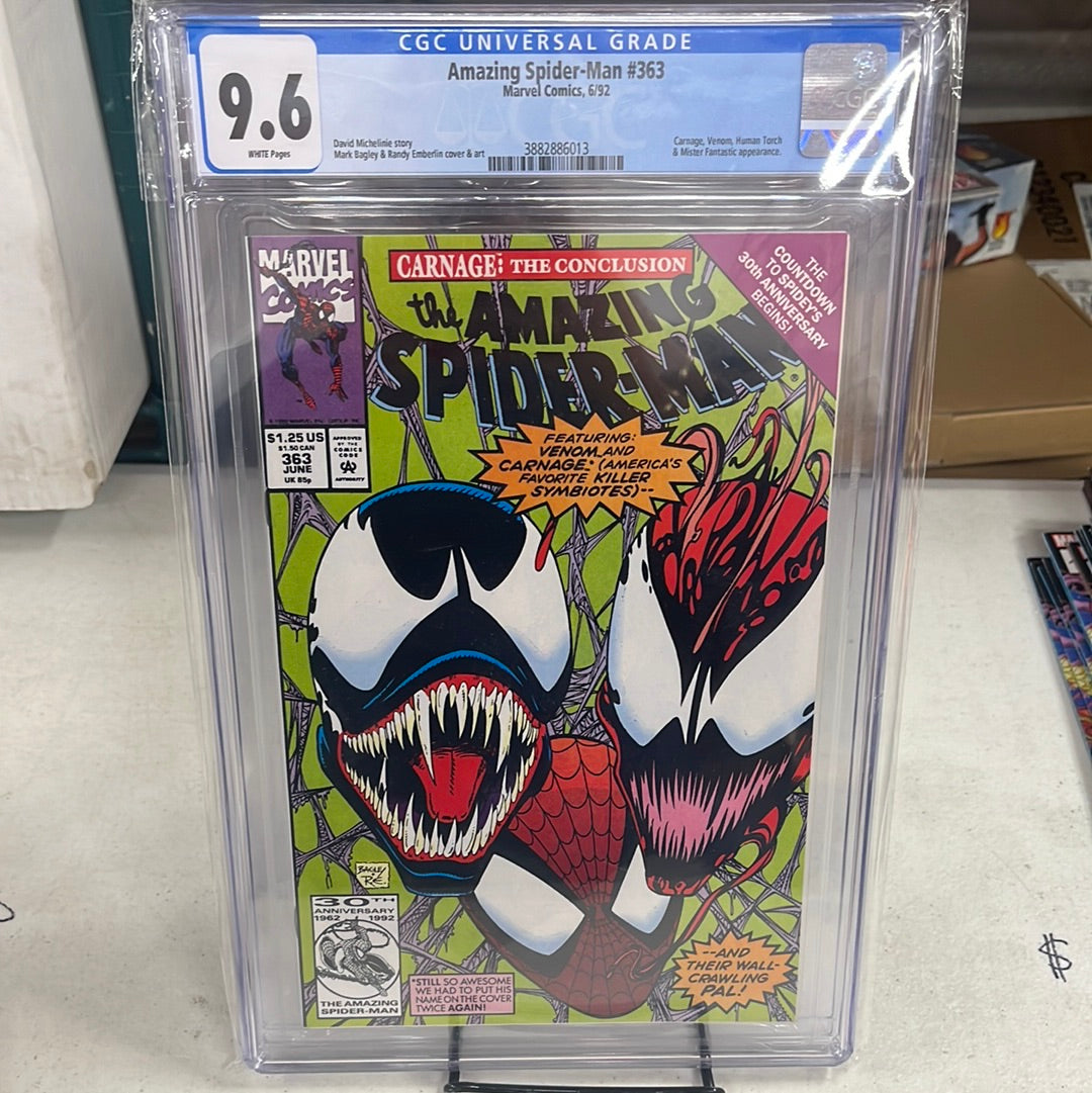 Amazing Spider-Man 363 CGC Graded 9.6