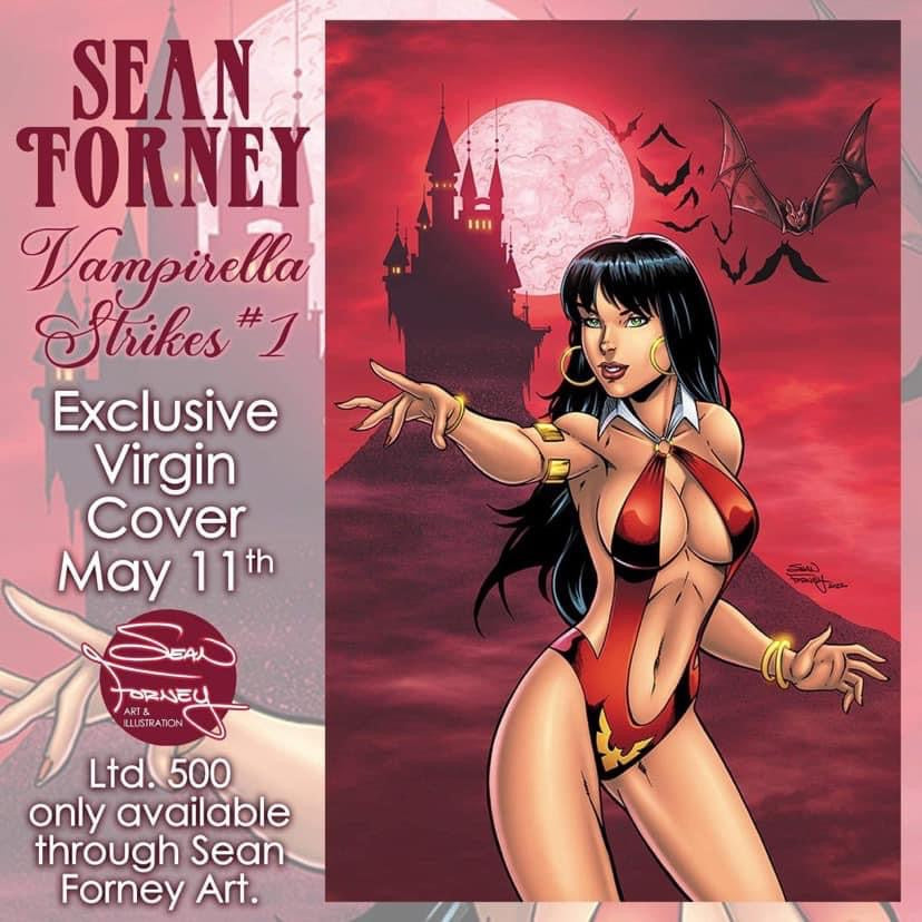 Vampirella Strikes #1 Sean Forney Virgin Exclusive