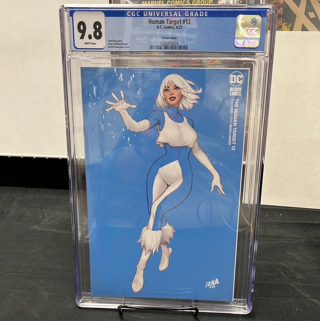 HUMAN TARGET #12 DAVID NAKAYAMA VARIANT COVER CGC 9.8