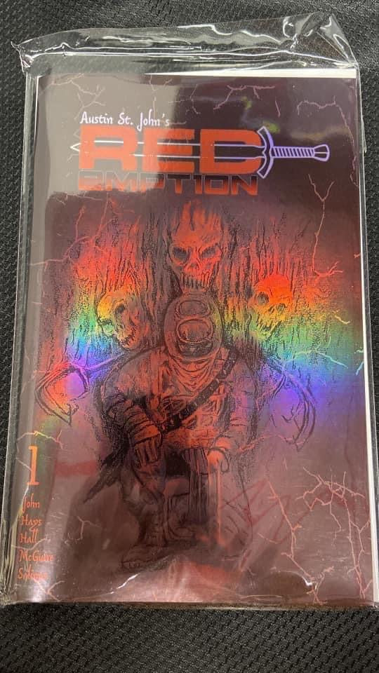 Austin St. John�s RedEmpt1on #1 Ken Salinas Kickstarter Foil Exclusive