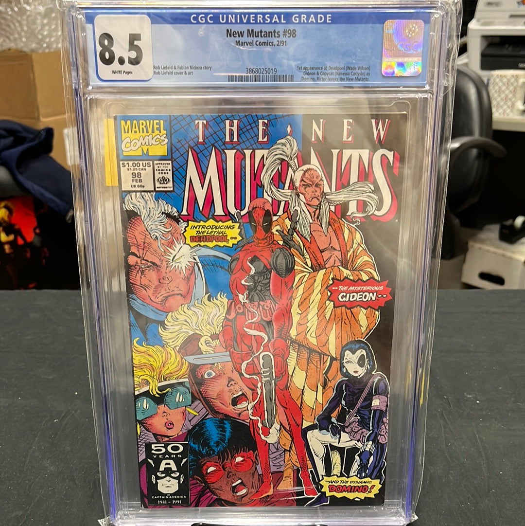 The New Mutants #98 CGC 8.5