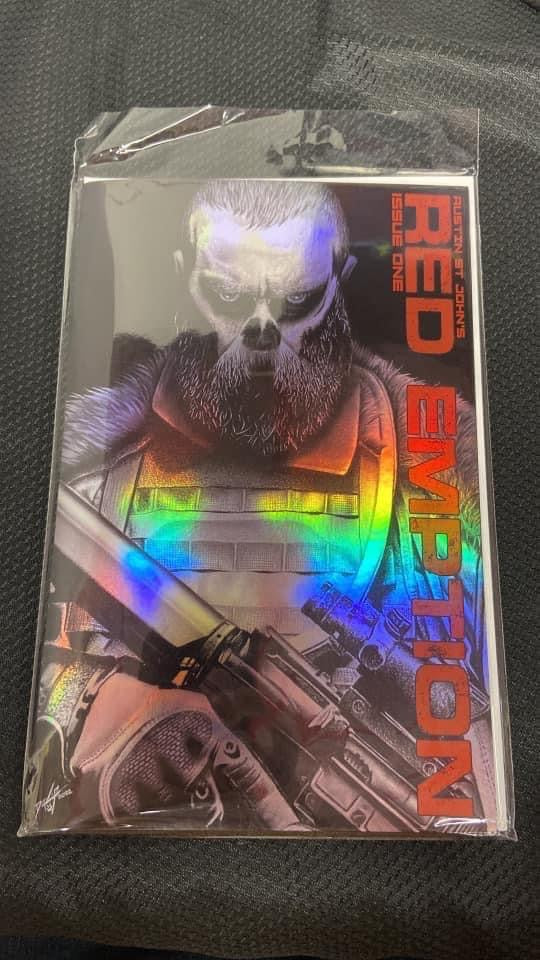 Austin St. John�s RedEmpt1on #1 David Sanchez Kickstarter Foil Exclusive