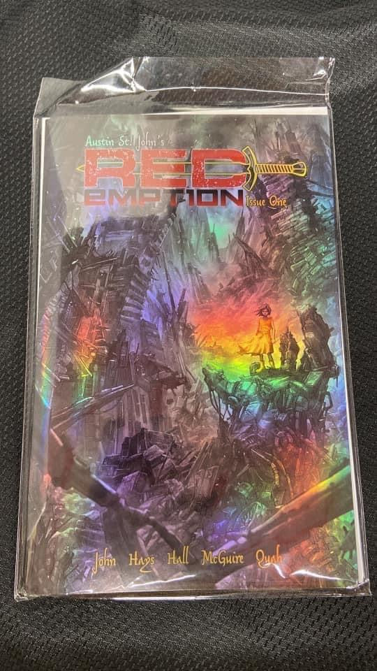 Austin St. John�s RedEmpt1on #1 Alan Quah Kickstarter Foil Exclusive