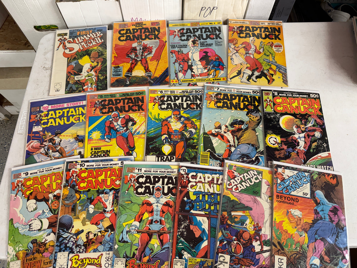 CAPTAIN CANUCK 1975-1981 #1-14 Summer Special #1 Richard Comely George Freeman