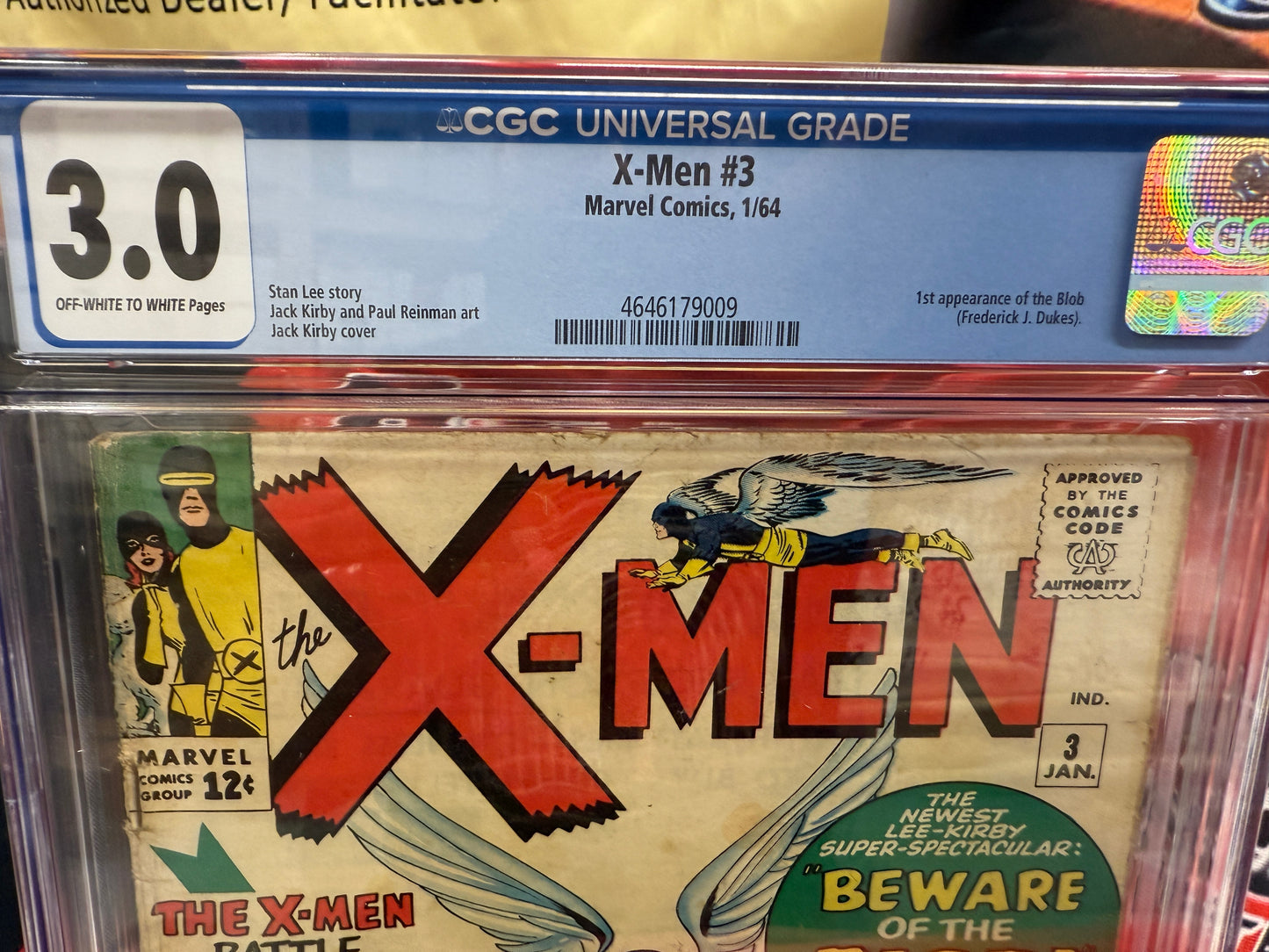 X-Men 3 CGC 3.0 First App Blob Marvel Silver Key 1964