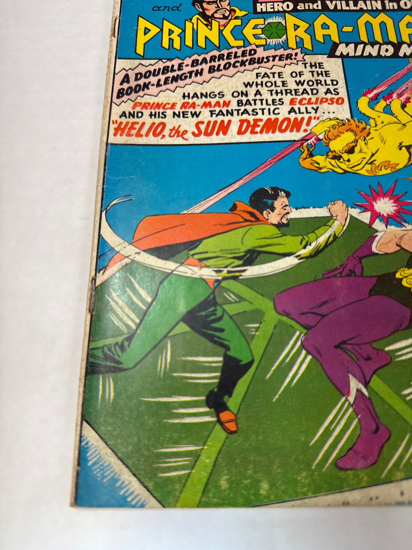 DC: HOUSE OF SECRETS #76, ECLIPSO & HELIO (THE SUN DEMON) VS PRINCE RA-MAN, 1966 Cross Posted