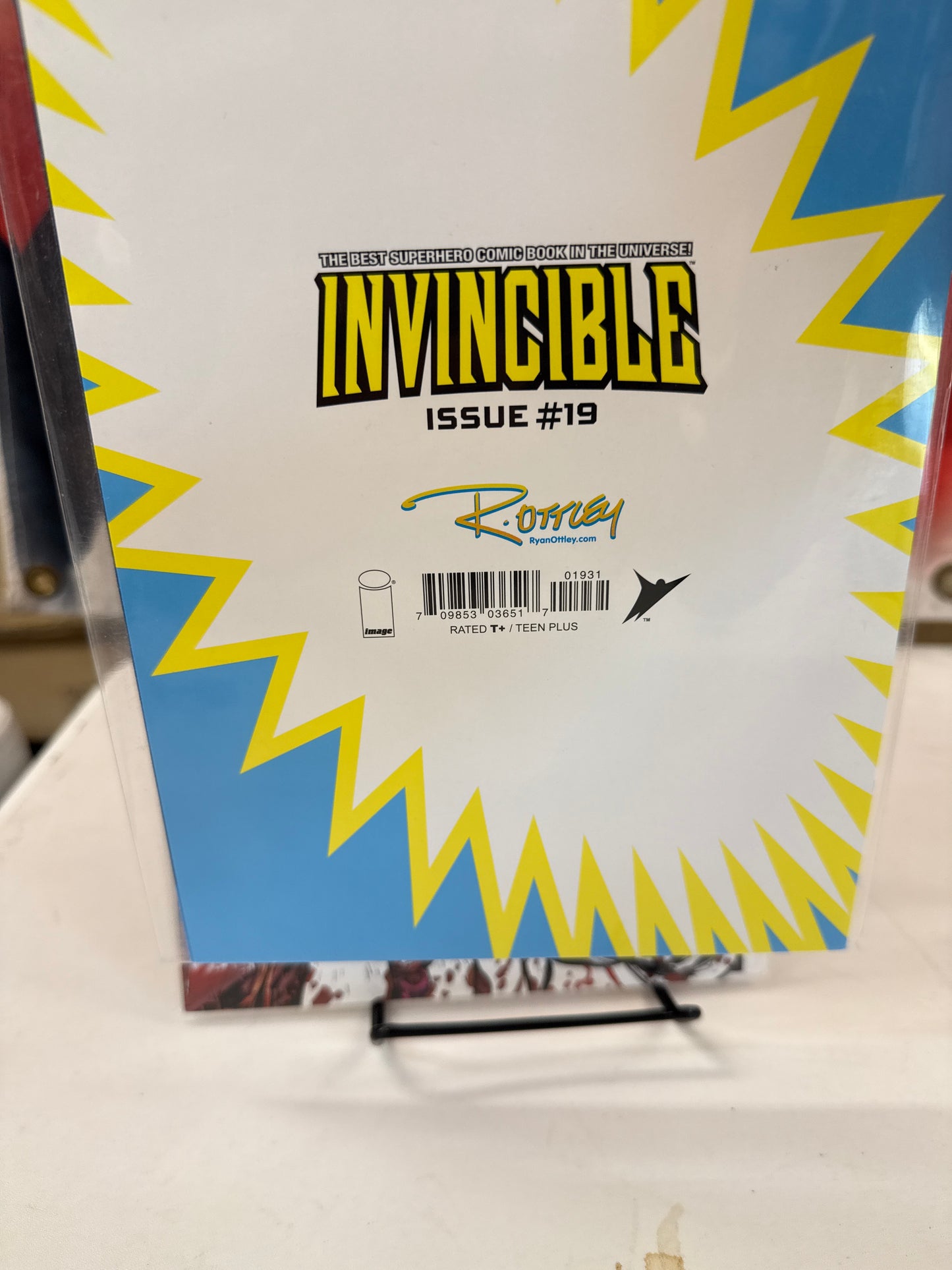 Invincible #19 Red Spot Foil NYCC Sketch Cover Battle Beast Variant