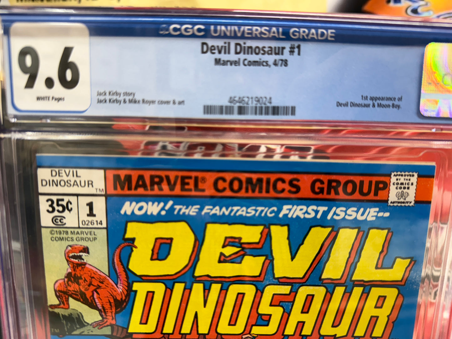 Devil Dinosaur 1 (Marvel, 1978)CGC 9.6**1st Appearance Devil Dinosaur & Moon Boy