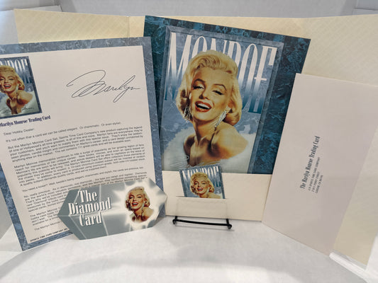 MARILYN MONROE 1993 SPORTS TIME PROMO CARD #P GOLD FACSIMILE SIGNATURE