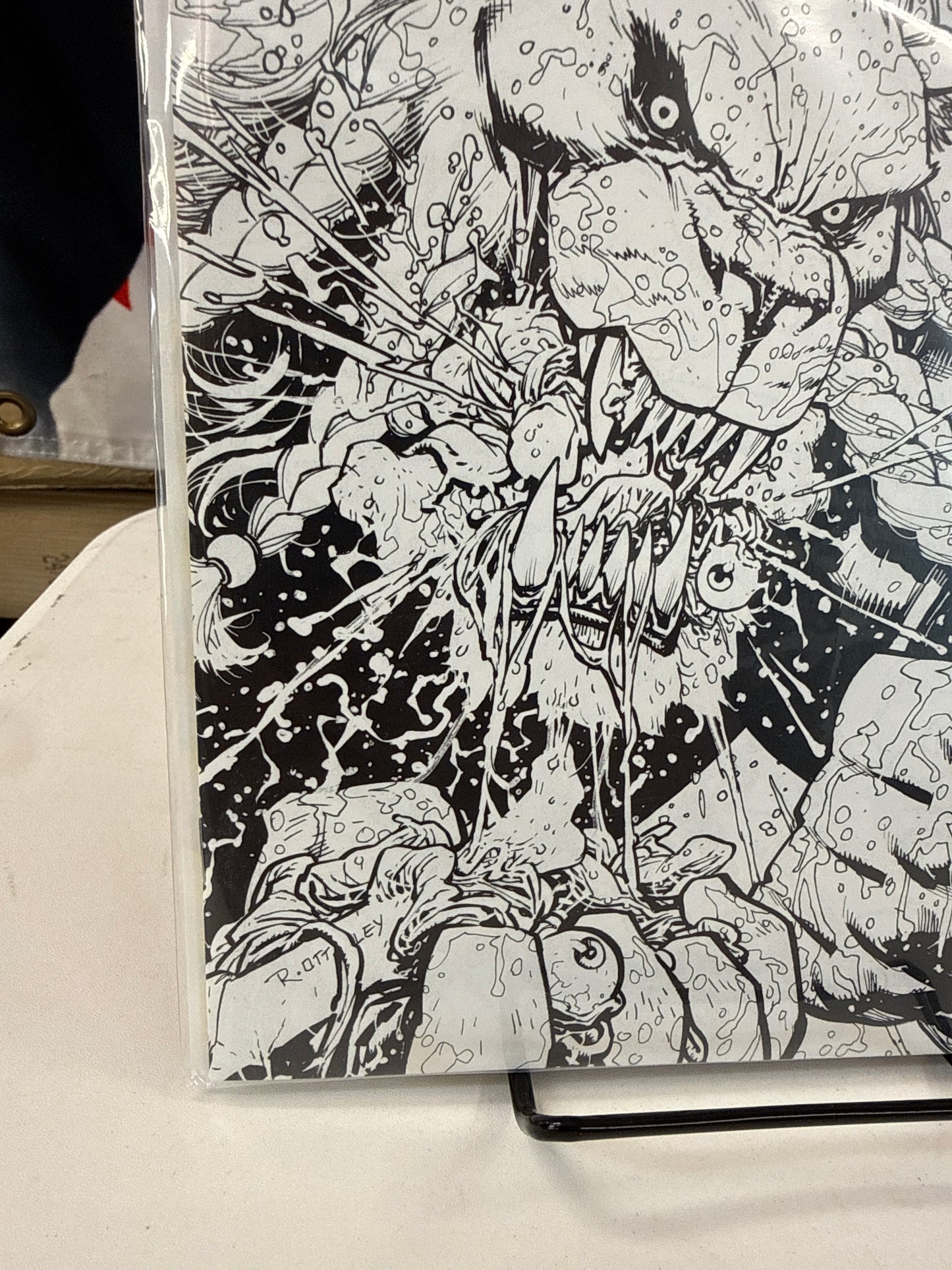Invincible #19 Image NYCC Sketch Cover Battle Beast Variant signed Ottley