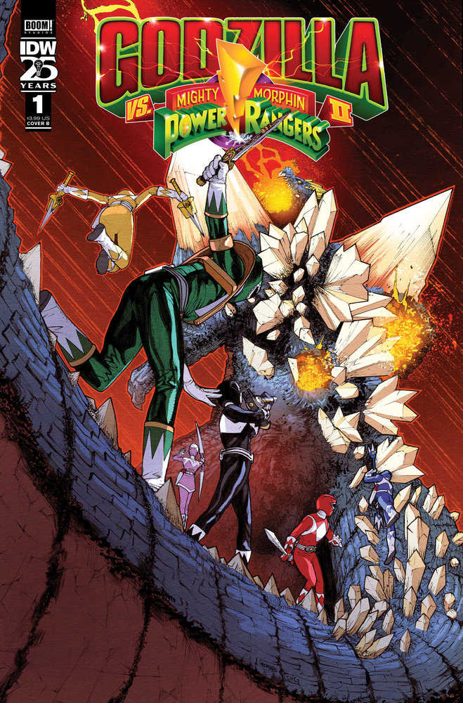 Godzilla vs. The Mighty Morphin Power Rangers II #1 Variant B (Sanchez)