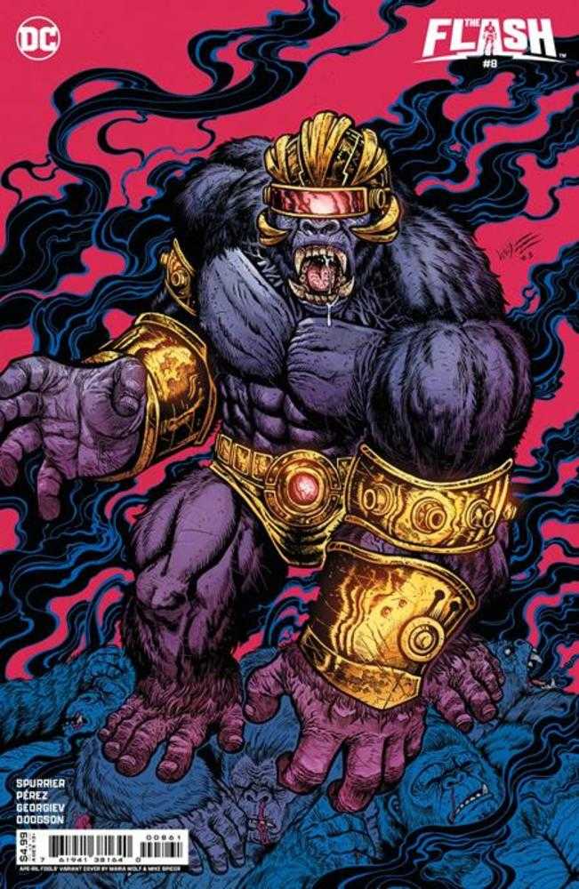 Flash #8 Cover D Maria Wolf April Fools Gorilla Grodd Card Stock Variant