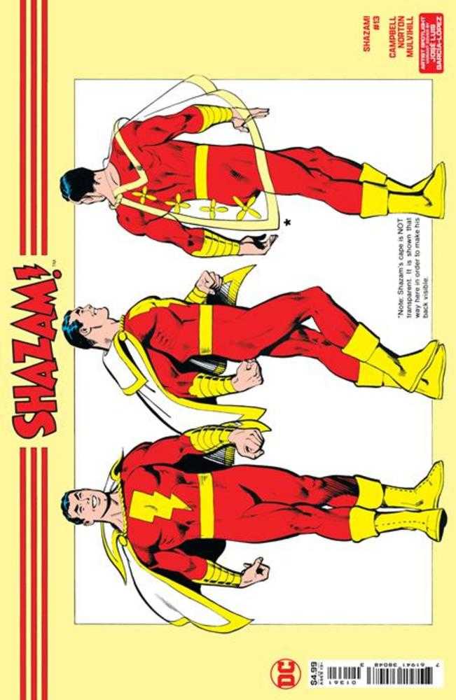 Shazam #13 Cover D Jose Luis Garcia-Lopez Artist Spotlight Card Stock Variant