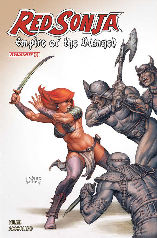 Red Sonja Empire Damned #5 Cover B Linsner