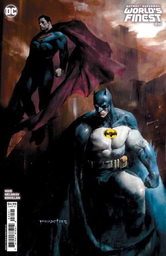 Batman Superman Worlds Finest #30 Cover B Puppeteer Lee Card Stock Variant