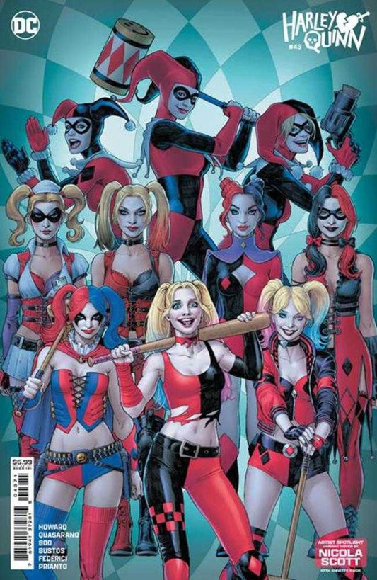 Harley Quinn #43 Cover D Nicola Scott Artist Spotlight Card Stock Variant