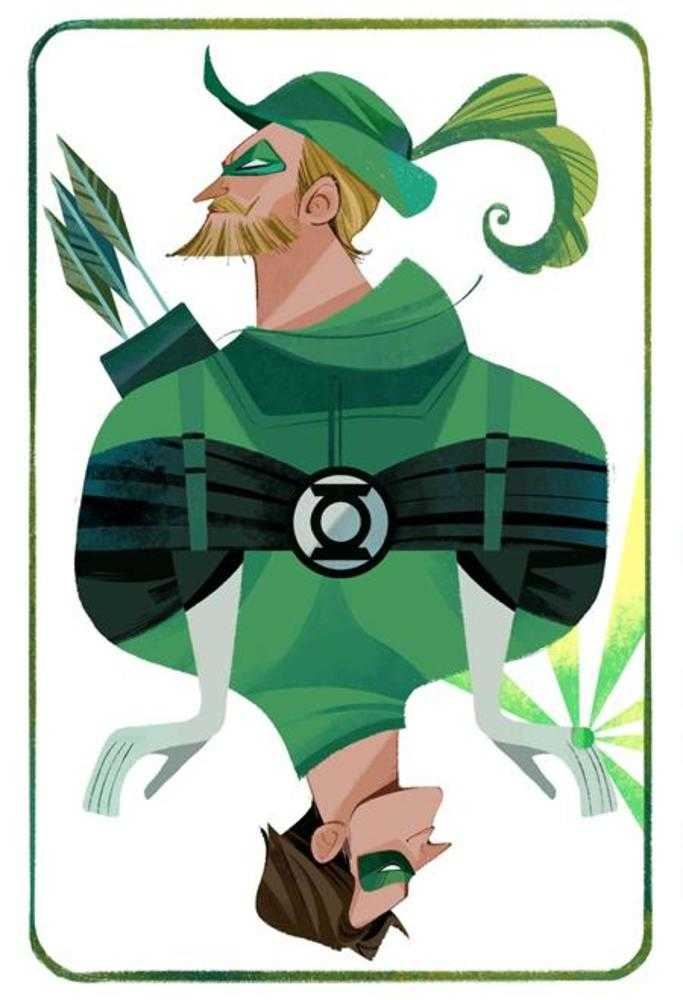 Green Lantern Green Arrow Worlds Finest Special #1 (One Shot) Cover D 1 in 25 Crystal Kung Card Stock Variant