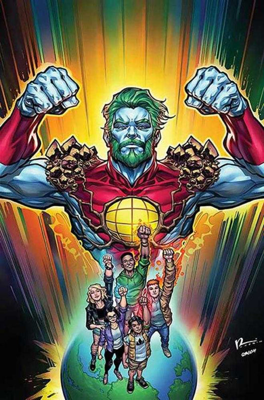 Captain Planet #2 Cover E Chad Hardin Metal Premium Variant