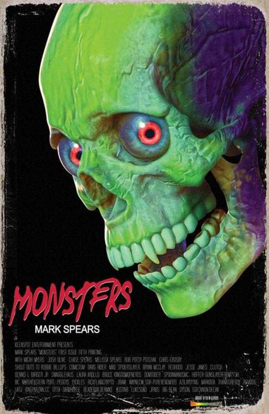 Mark Spears Monsters #1 5th Print Cover B Inc 1:20 Mark Spears Evil Dead Homage Variant (Free)