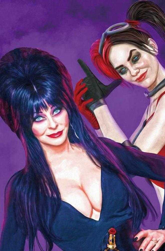 Harley Quinn X Elvira #1 Cover I Mark Spears Foil Full Art Variant