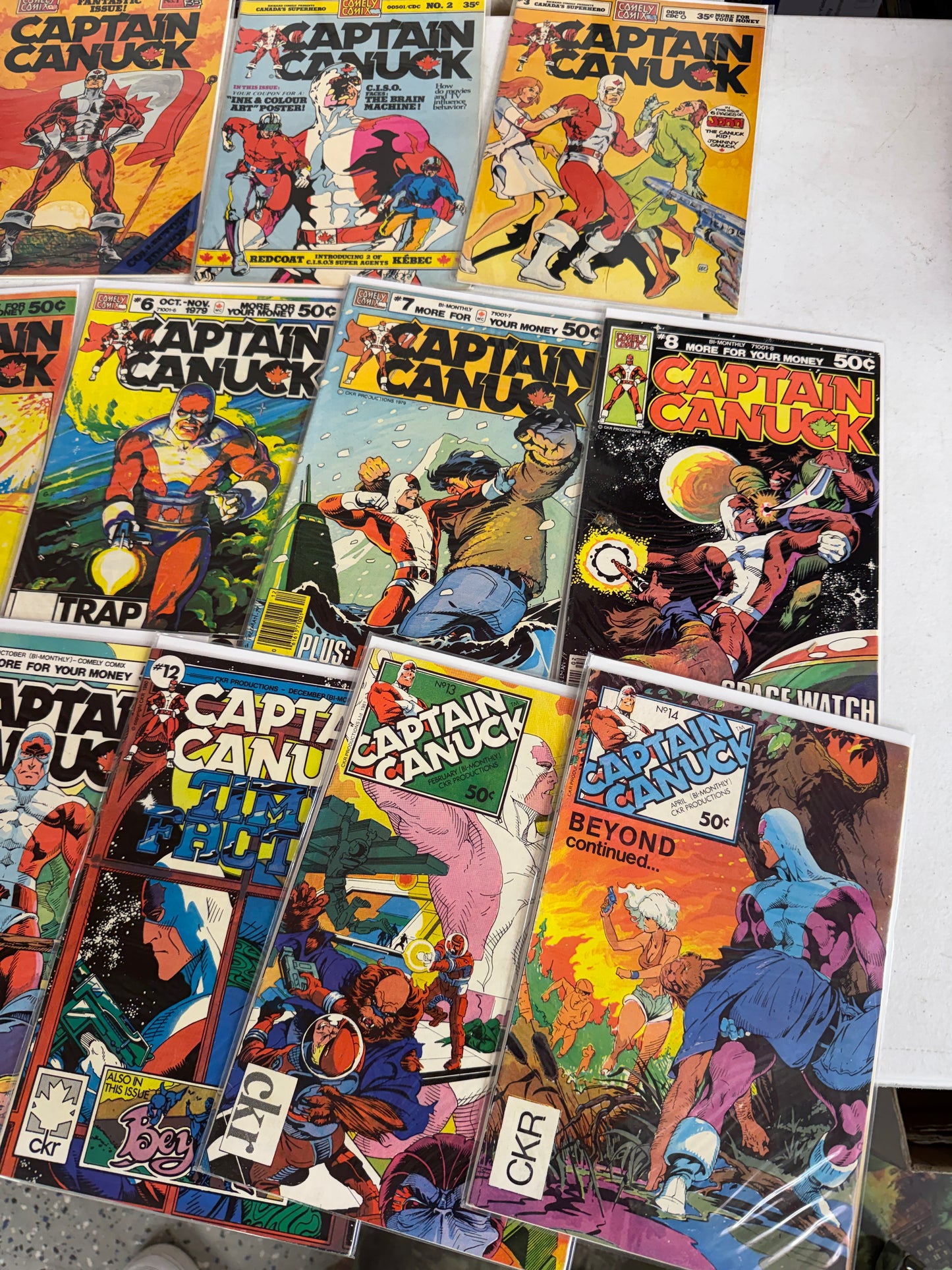 CAPTAIN CANUCK 1975-1981 #1-14 Summer Special #1 Richard Comely George Freeman