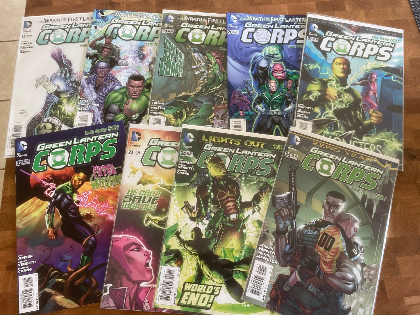 GREEN LANTERN 0 +1-25 + ANNUALS 1 2 DC COMICS THE NEW 52