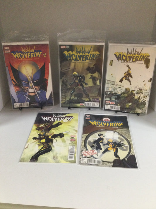 All-New Wolverine #1-5 First Appearance Of Honey Badger 2016 - Higher Grade