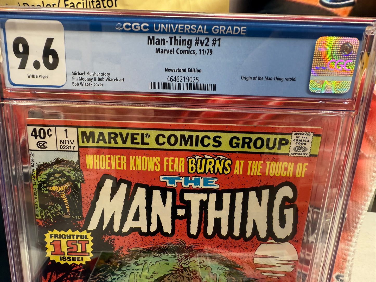 MAN-THING v2 #1 CGC 9.6 Marvel NOV 1979 & #2,3 (not Graded)  ORIGIN RETOLD