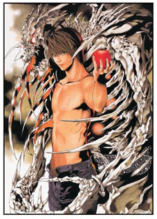 Death Note Light Yagami Wallscroll