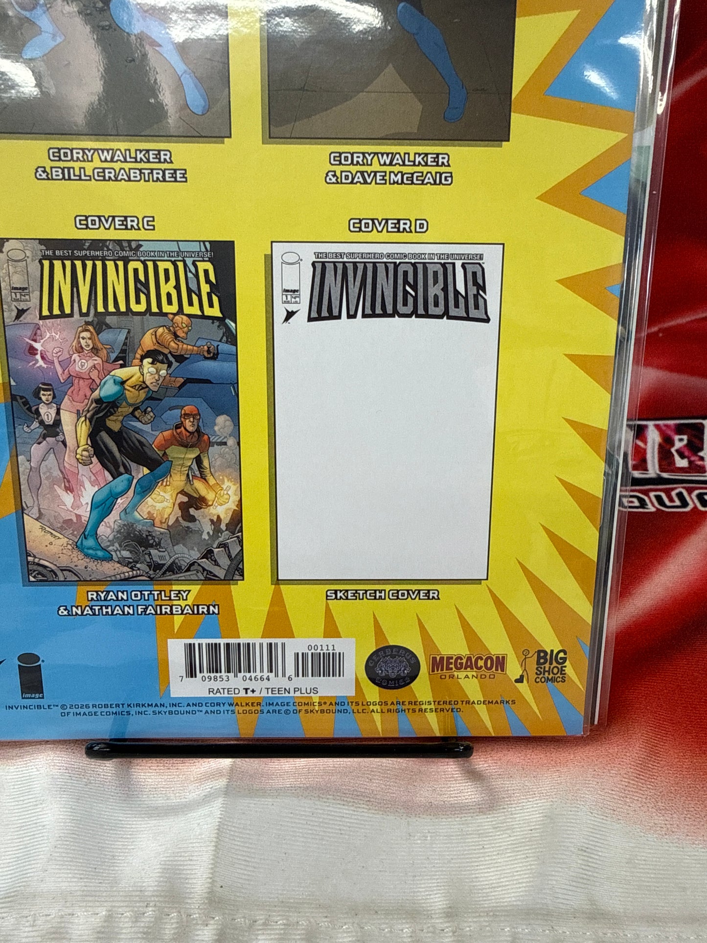 Invincible #1, SAM DE LA ROSA VIRGIN VARIANT, MEGACON 2026
