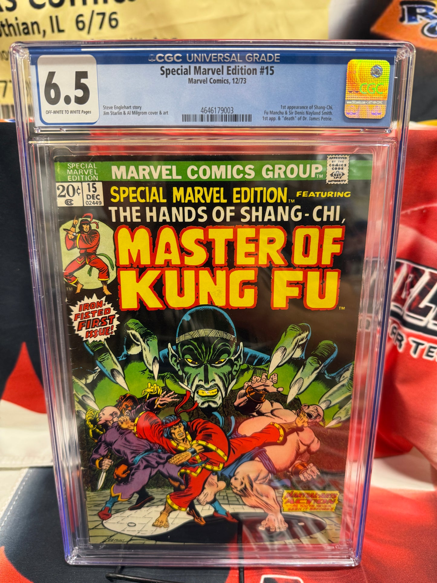 Special Marvel Edition #15 CGC 6.5 (1973) 1st Appearance of Shang-Chi Bronze KEY
