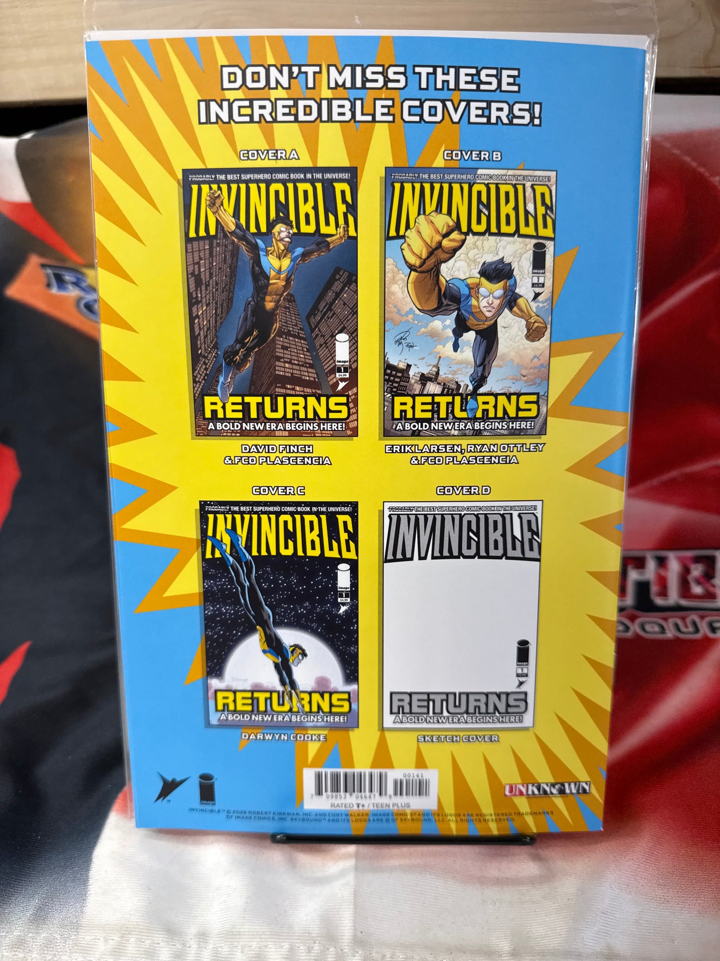 INVINCIBLE RETURNS #1 ALAN QUAH VIRGIN EXCLUSIVE UNKNOWN COMICS SKYBOUND