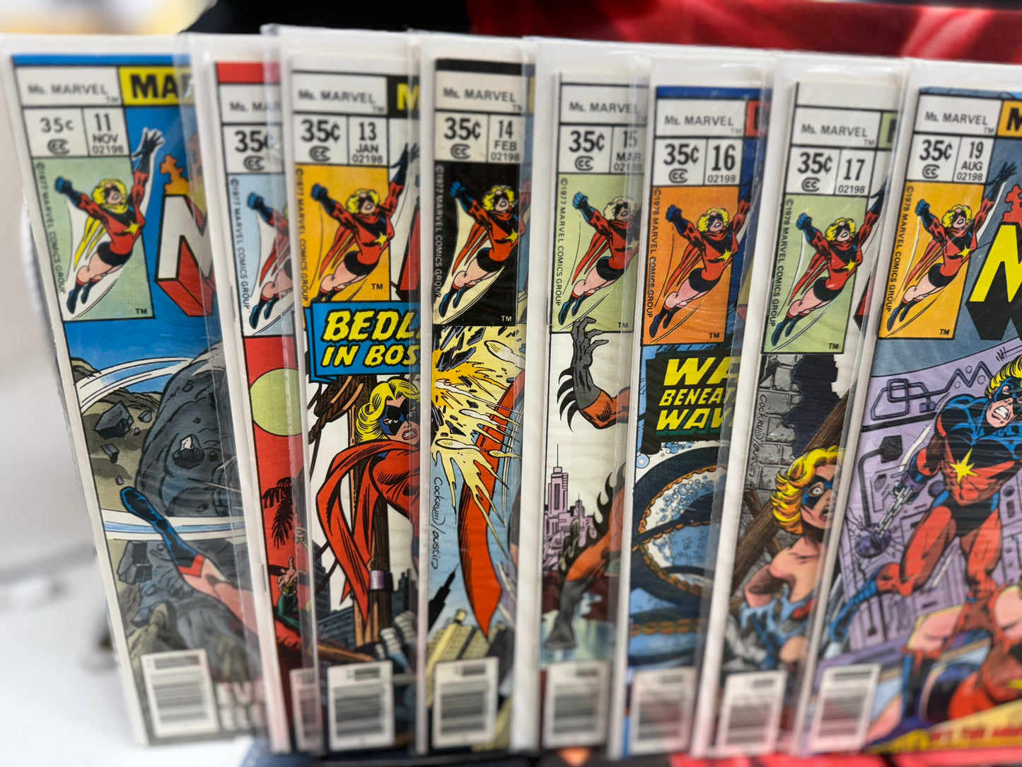 Ms. Marvel #1-23 Complete  1st Carol Danvers, Mystique  & 1st Death-Bird!) 1977