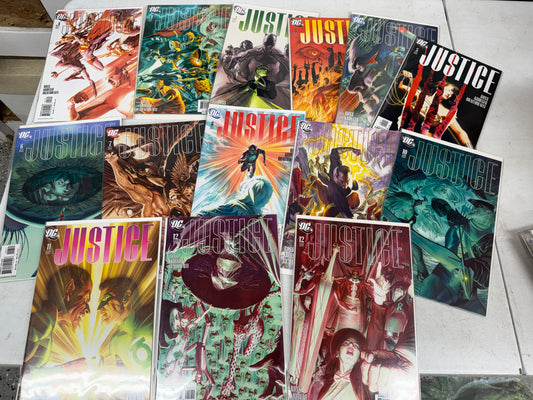 Alex Ross - Justice 1-12 complete set + variants. Wonder Woman, Superman DC