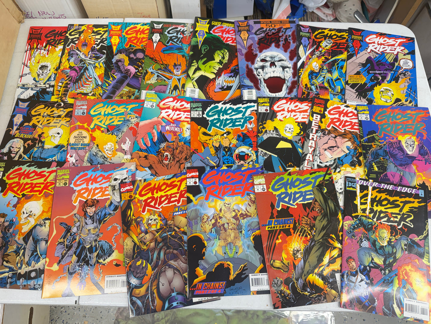 Ghost Rider Vol 2 #1-81 +ann 1-2 +Flashback  Marvel 1990 X-men Crossover Jim Lee