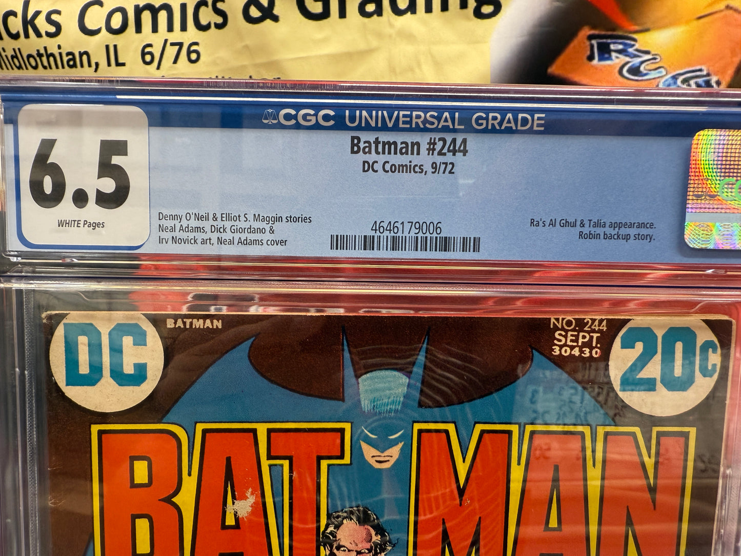 Batman #244 (1972) CGC 6.5 – Classic Neal Adams Cover – Bronze Age DC Key
