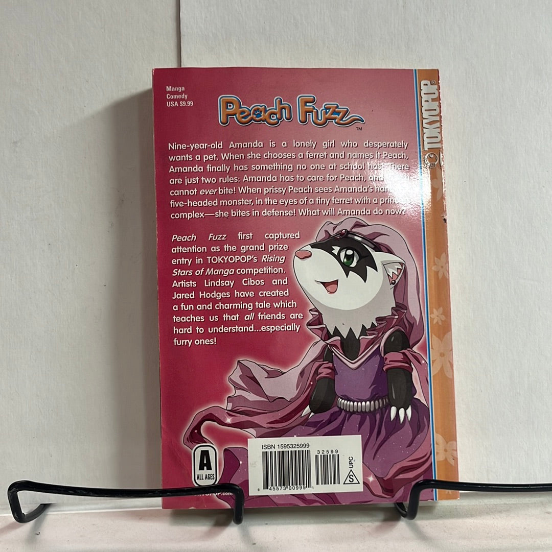 PEACH FUZZ Manga Volumes 1 by Lindsay Cibos & Jared Hodges - TOKYOPOP Book