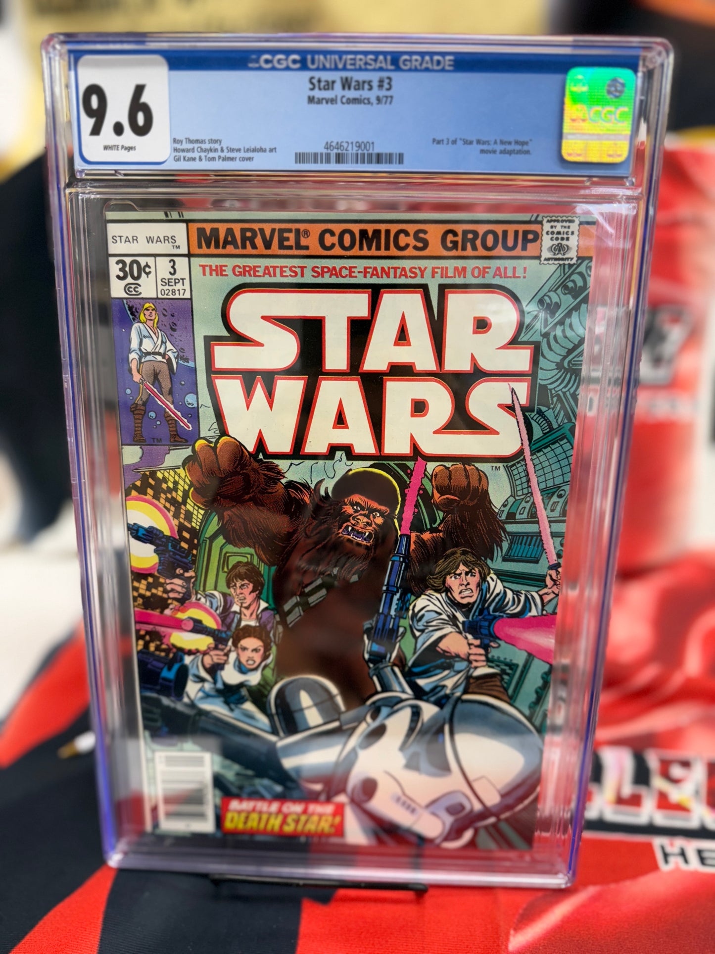 Star Wars # 3 CGC 9.6 ~ 1st Cover App. of Han Solo & Chewbacca ~ 1977