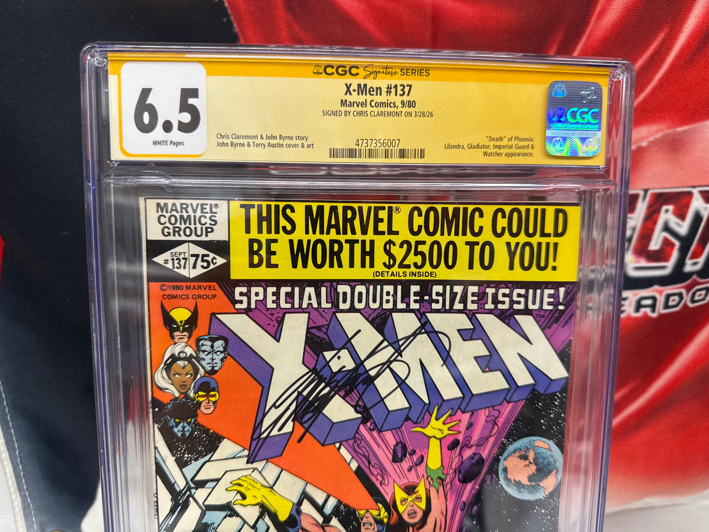 X-Men #137 CGC SS 6.5 Signed Chris Claremont Phoenix Must Die Key direct cross posted