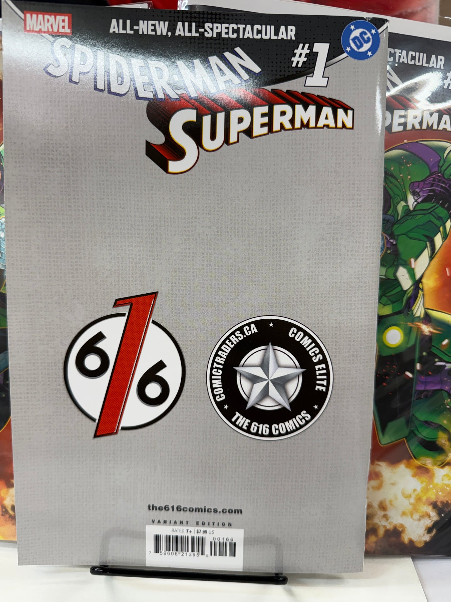 Spider-man Superman #1 RB Silva Trade And Foil Variant Set