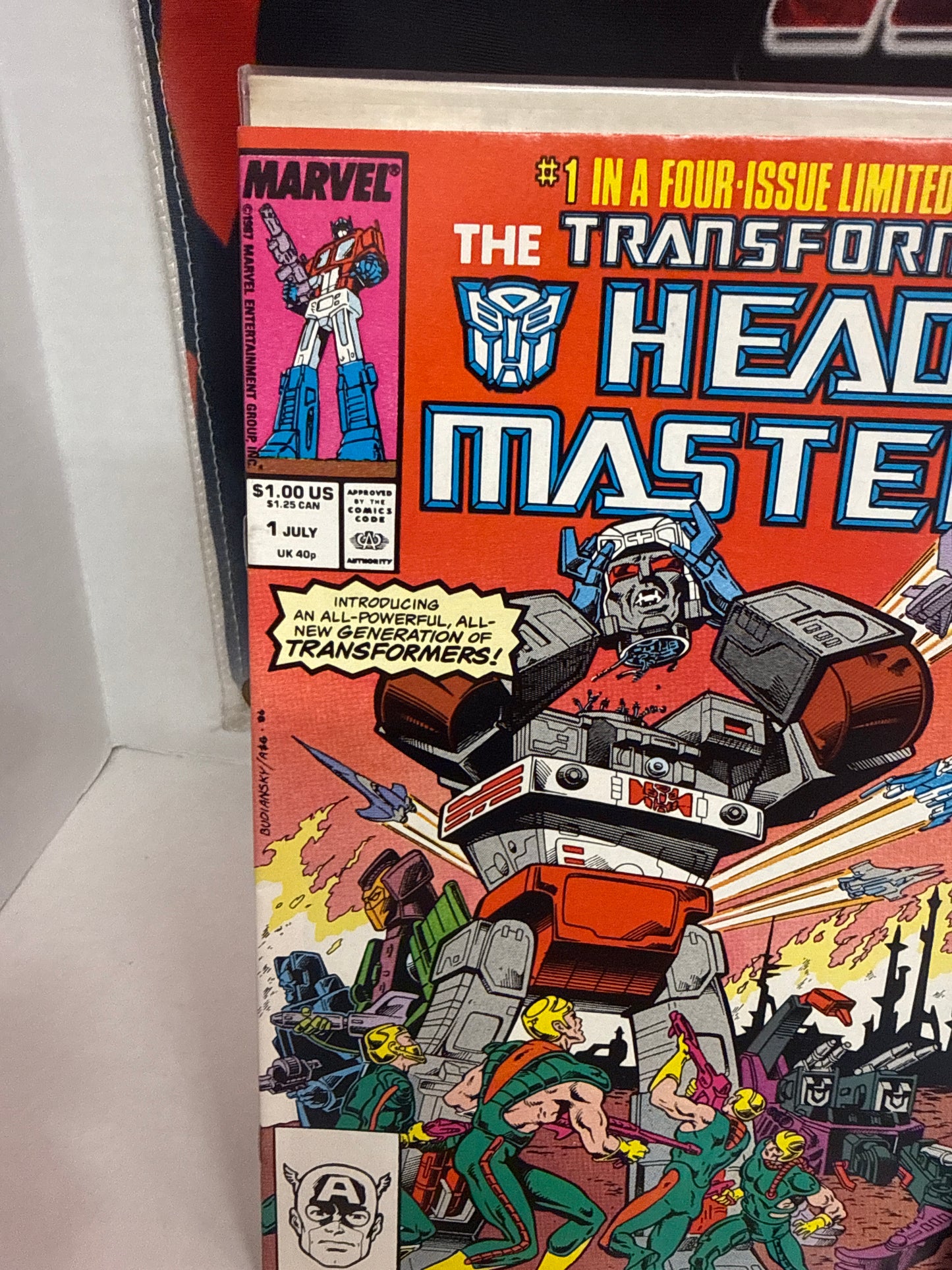TRANSFORMERS HEAD MASTERS #1-4 (Marvel Comics 1987) FULL SET Cross Posted