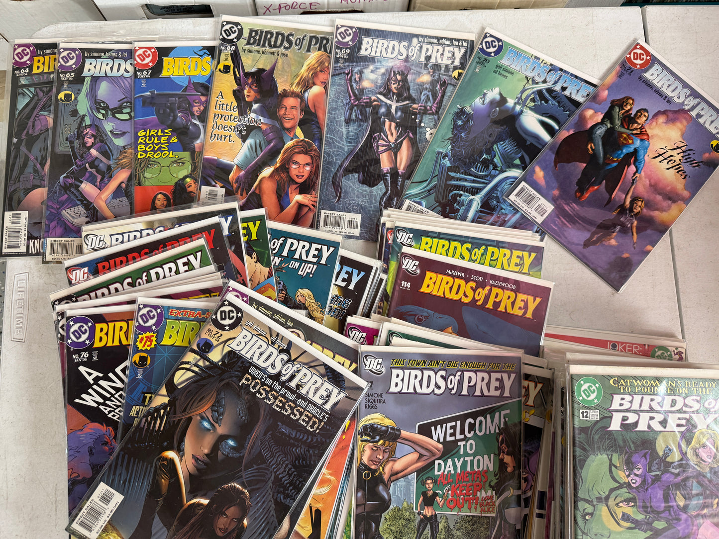 Birds of Prey 1999 (All Issue #’s In Photo!  Lot Dixon Simone Benes 87 Books