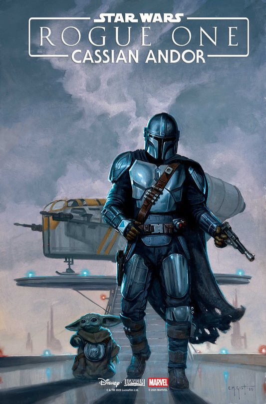 Star Wars: Rogue One  Cassian Andor #1 E.M. Gist Mandalorian & Grogu Variant