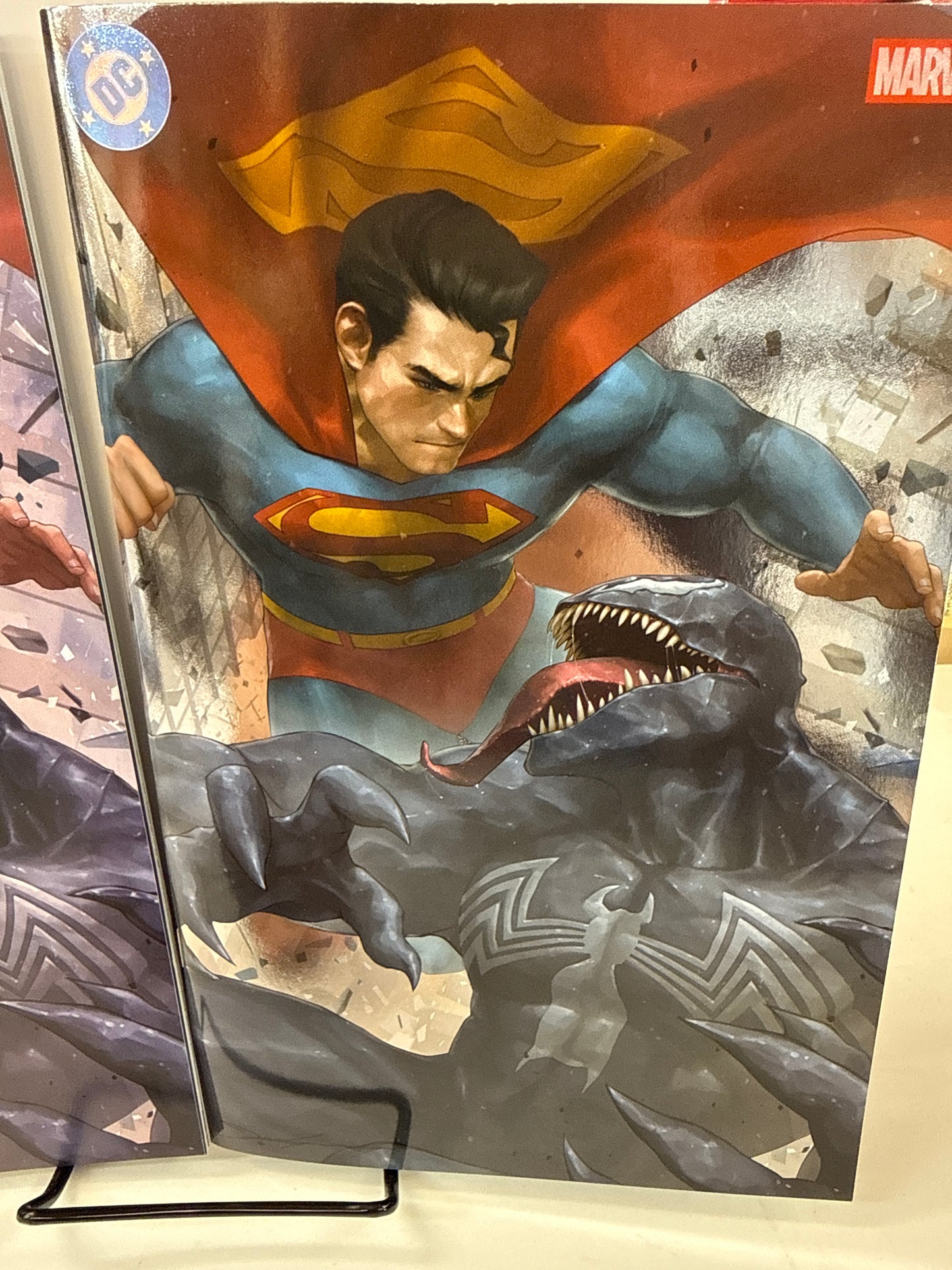 DC MARVEL SUPERMAN SPIDER-MAN #1 JEEHYUNG LEE Exclusive Set main and Foil