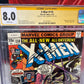 PHOENIX JOINS X-MEN #110 CGC 8.0 SS Chris Claremont Signed Marvel 1978