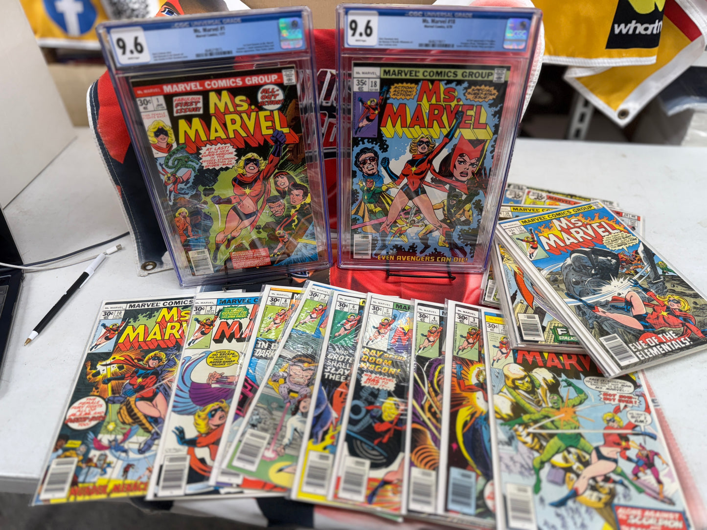 Ms. Marvel #1-23 Complete  1st Carol Danvers, Mystique  & 1st Death-Bird!) 1977