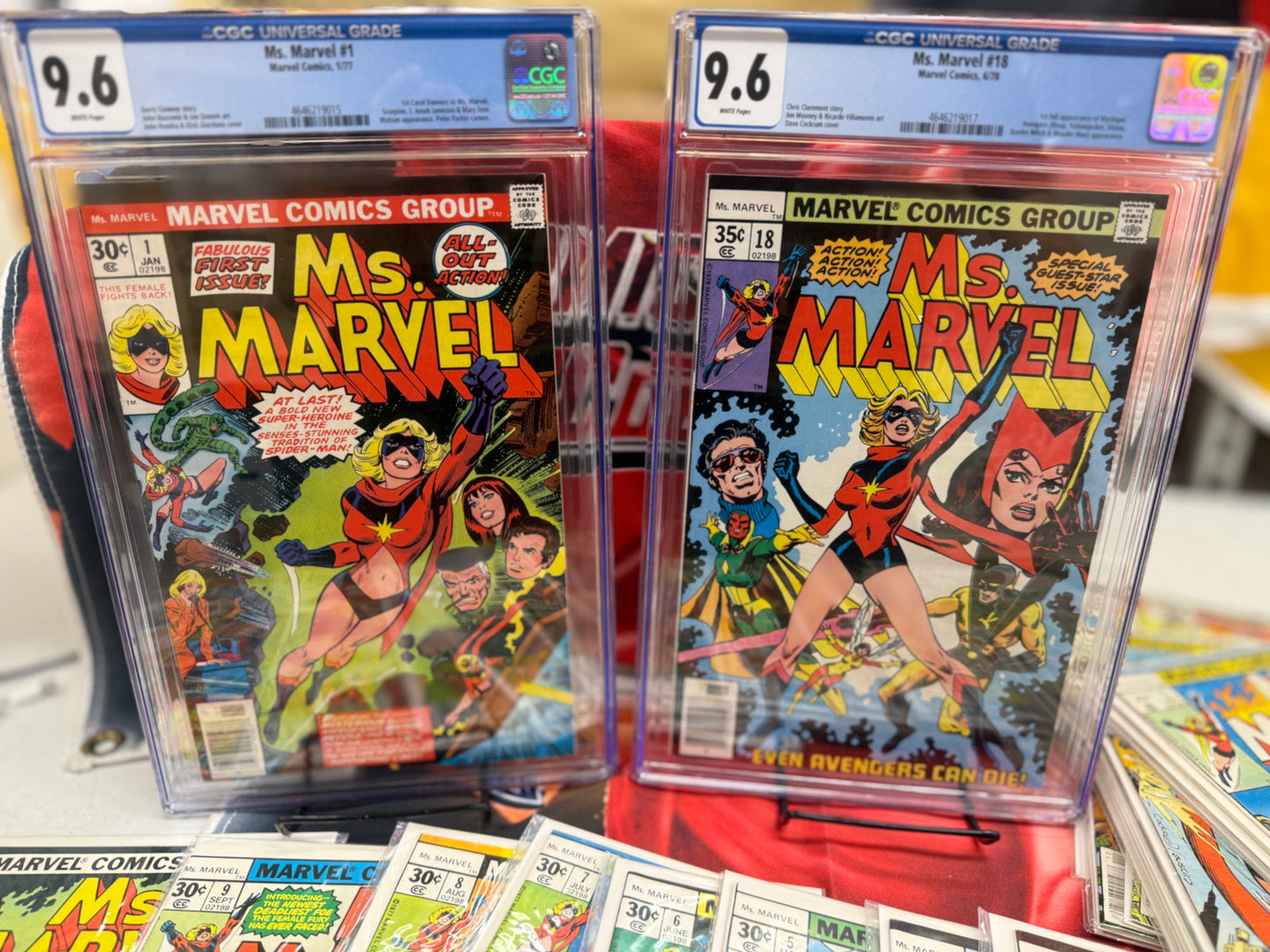 Ms. Marvel #1-23 Complete  1st Carol Danvers, Mystique  & 1st Death-Bird!) 1977