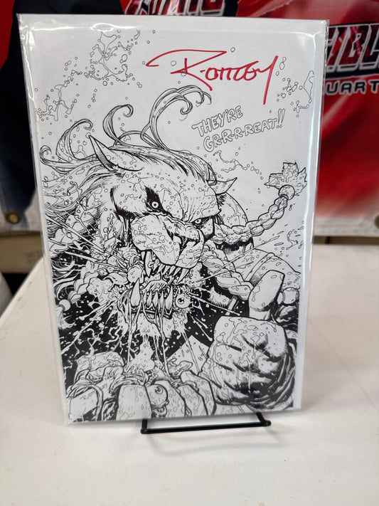 Invincible #19 Image NYCC Sketch Cover Battle Beast Variant signed Ottley