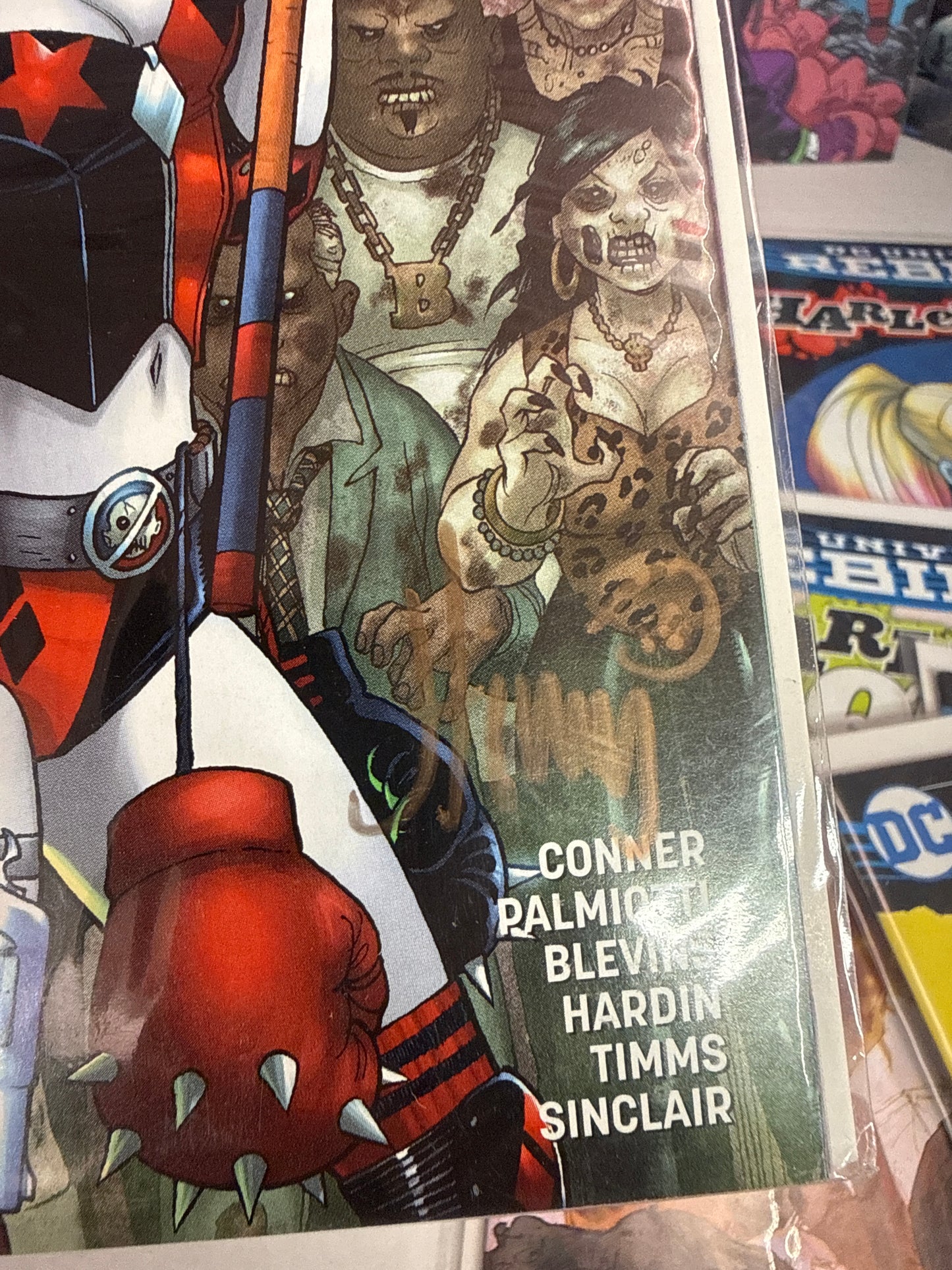 Harley Quinn Rebirth #1-7 With Variants, DC Comics 2016, 3 signed Palmiotti books Cross Posted