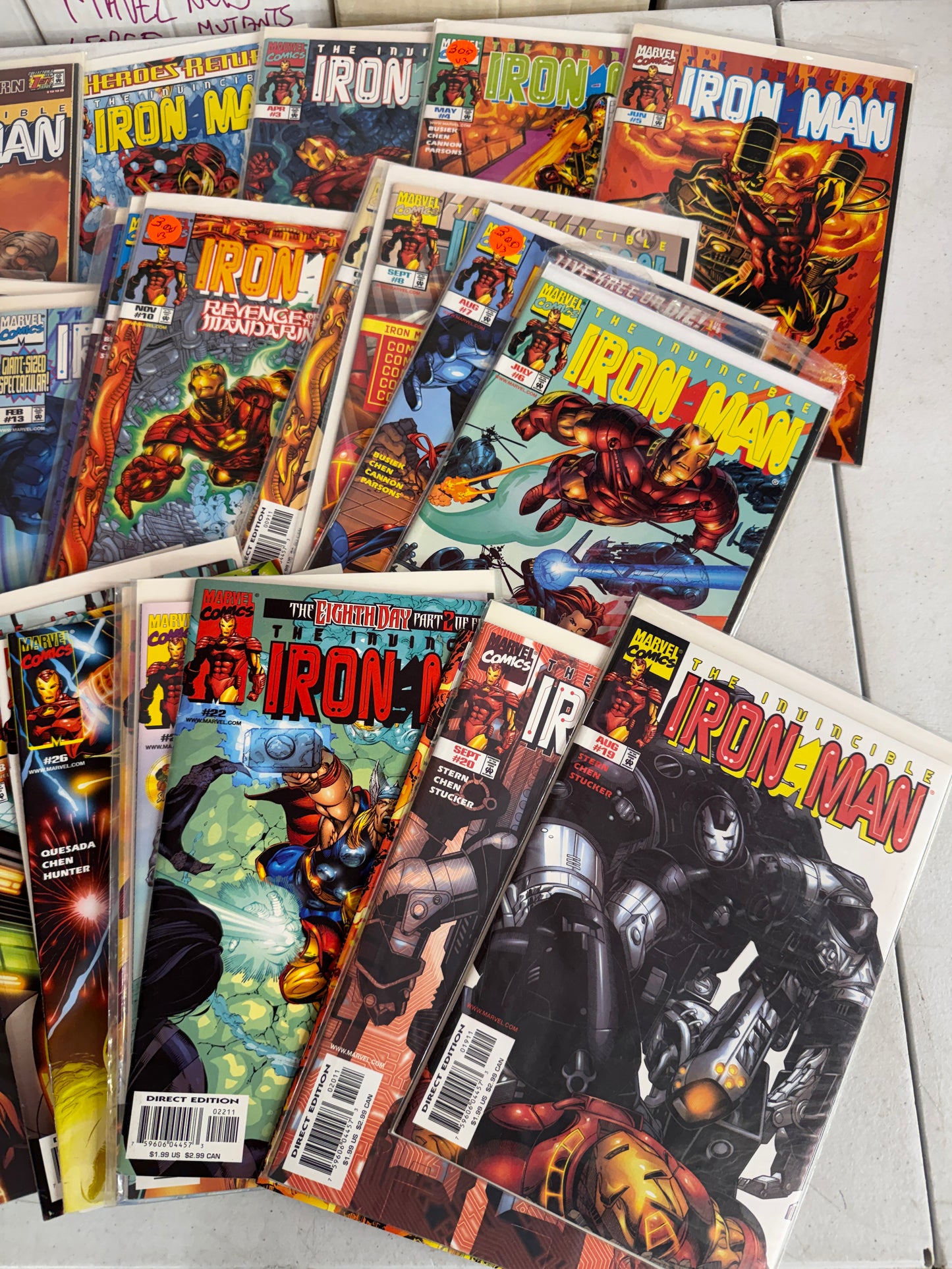 Complete Run Iron Man 1-40 With Variant 1998 Avengers Hulk Doctor Doom Thor